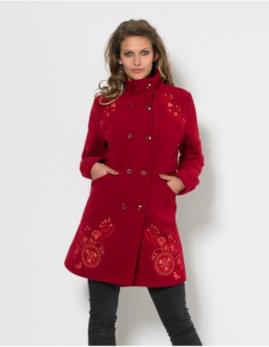 manteau rouge